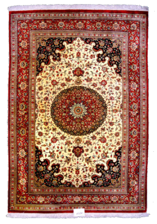 Picture of Ghom Silk - 1570 - Cm 200 X 139
